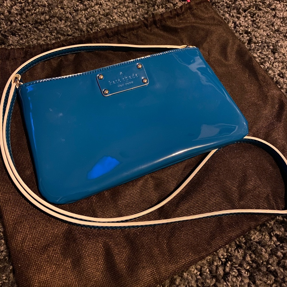 Kate Spade Crossbody - vinyl blue